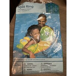 Intex Lil Turtle Split Ring Inflatable Pool Float Kids Ages 3-6  New swim smmer